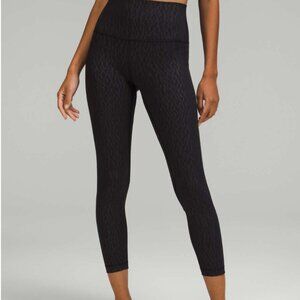 Lululemon Align Leggings 25" - Segment Emboss Black